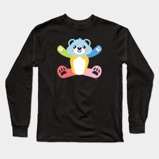 Queer Pride Flag Bear Long Sleeve T-Shirt